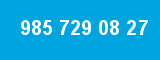 985 729 08 27 985 729 08 27